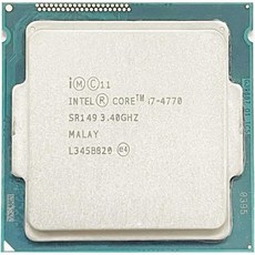 컴퓨터 CPU 프로세서 인텔 코어 i74770 i7 4770 3.4GHz 쿼드코어 에이트 스레드 8M 84W LGA 1150