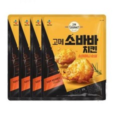 고메 소바바치킨 소이허니 순살 375G x4개