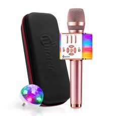 블루투스 마이크 노래방마이크 M90 로즈골드