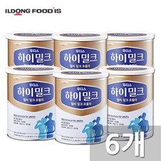 일동후디스 일동 후디스 하이밀크 헬씨 밀크 포뮬라 600g (고영양 프리미엄 어른 분유), 6개