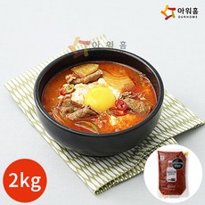 아워홈 행복한맛남 순두부찌개용 양념장 2kg x 1봉, 1개