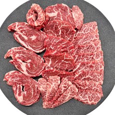 국내산 육우 1등급 황제세트 1kg (알등심400g+새우살300g+눈꽃갈비살300g)