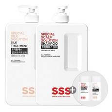 트리플에스 약산성 탈모샴푸 1350ml 1개 + 실크 트리트먼트 파우치 5ml 20개 1322845, 트리플에스 약산성 탈모샴푸, 1350ml, 1개 + 실