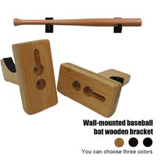 야구 방망이 받침대 야구 스틱 받침대 대나무 야구 스틱 트 레이 야구 스틱 전시 페 데 스 탈 야구 스틱 벽 몸 걸 이, brown