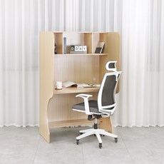 스터디플랜H 1인 가정용 독서실책상 스터디카페 칸막이 집중력 중고등 공부방책상, 술라이만오크