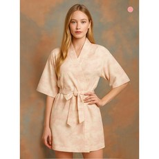 데니스골프 25SS신상 여성 슬립라인 샤워가운 핑크 DAQXLSR501