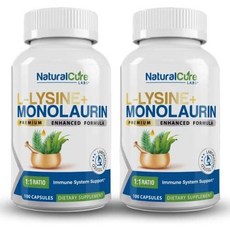내츄럴큐어랩스 엘라이신 모노라우린 효능 600mg, 2개
