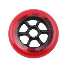 인라인스케이트 바퀴 휠 블랙 레드 90mm 100mm 110mm 스케이팅, 기본배륜 레드 110mm