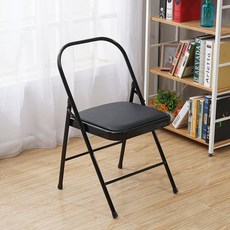 필라테스가방 두께 Yoga요가 보조도구 의자 PU요가 의자보조 접이식의자, 강화 된 전면 및 후면 빔이있는