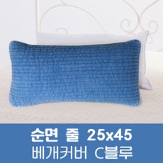포근포그미피그먼트메밀편백메모리폼캔디등쿠션 2인베개커버 베개 베개솜, C블루