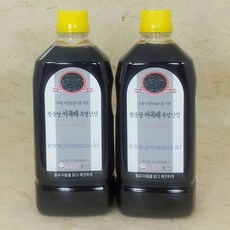 청운당농산 서목태 죽염간장 900ml 2병 수제 집간장 조선간장