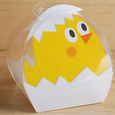 ED13 PET병아리케이스1개선물상자데코 부활절포장 계란포장 달걀포장 부활절계란포장, 본상품