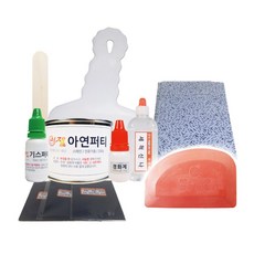 이젠몰 [이젠몰] 아연퍼티 200g / 경화제 포함 도장전문가용 스페인산 자동차 보수 도장 DIY 우수한 작업성 연마성 알루미늄 아연 강판 모든 재질 사용 가능 전문가용 고무헤라 반달형 하드스틱 더벙커 /이젠 카페인트/스프레이, 1개 - 판금퍼티