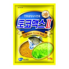 야호낚시 토코 토코맥스2 민물 낚시 집어제 떡밥 어분 붕어 올림낚시, 360g, 1개