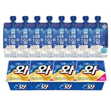 설레임 밀크쉐이크 x8 + 와 바닐라 x4, 1세트, 2.04L