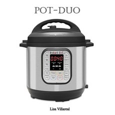 (영문도서) Pot-Duo: 7-in-1 Electric Pressure Cooker Sterilizer Slow Cooker Rice Cooker Steamer Saute Yogu... Paperback, Independently Published, English, 9798712185788