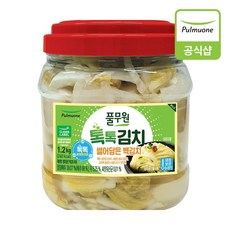 [C][풀무원]톡톡 썰은백김치PET 1.2kg, 1개 - 풀무원아기김치