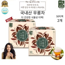 산뜻하게 즐기는 순수 국내산 우롱차 50티백 2박스, 1.2g, 50개입, 2개