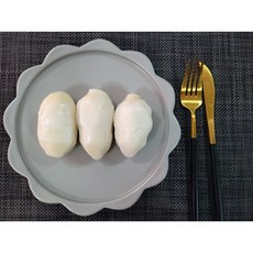 [김해][미소떡방] 포슬포슬한 녹두고물이 꽉찬 쫀득한 녹두송편 1kg 다이어트간식 식사대용 명절송편, 1개
