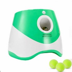강아지용 자동 던지기 기계 투석기 애완동물 테니스 런처 공 장치 섹션 훈련, 1. Green, 1개