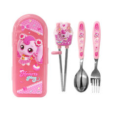 새콤달콤 캐치티니핑 올인원 스푼 + 포크 + 교정젓가락 풀세트