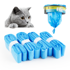 내추럴리펀 리터락커 호환 리필 에어씰 배변 봉투 탈취 비닐 세트, 1세트, 블루 유향 1세트, 블루 유향