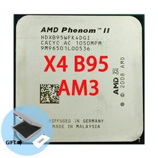 AMD Phenom II X4 B95 CPUHDXB95WFK4DGMHDXB95WFK4DGI 938Pin3.0GHz6MB L395W 소켓, 한개옵션0