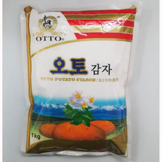 오토 감자전분 1lg 탕수육 감자전 중식요리 팥죽 옹심이 꿔버로우, 1개, 1kg