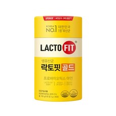 종근당건강 락토핏 5X 생유산균 골드 2g x 50포 1통, 1개, 100g