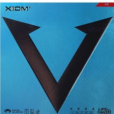 엑시옴 굿템 컨트럴 향상 베가 인트로 탁구러버 2컬러 탁구 러버, 레드(MAX)