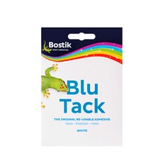 BOSTIK 블루택 화이트 50g (BLU TACK White 50g), 1개 - bosstelap