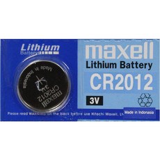 맥셀 배터리 리튬 코인 건전지 CR1216 / CR1220 / CR1616 / CR1620 / CR1632 / CR2012 / CR2016 / CR2025 / CR2032 - 1알, 1개, 1개입