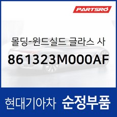 윈드실드 글라스(앞유리) 사이드 몰딩 우측 (861323M000AF) 제네시스 BH, 1개