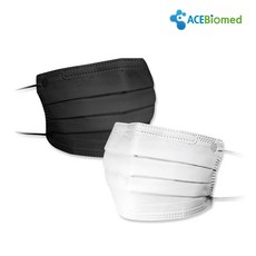 (마스크제조 35년) 코지 KF94 평면형 엣지라인 패션마스크 30매 블랙/화이트 개별포장, 블랙 30매