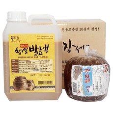 콩마실 현미찹쌀고추장 만들기 재료( 현미찹쌀발효액+국산쌀 조청), 3.4kg, 1세트