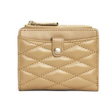 블루마운트 천연 양가죽 퀼팅 카드 반지갑 CPZ201SS