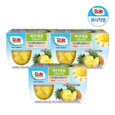 Dole 후룻볼 파인애플 113g x 12개입 과일 통조림, 1세트