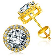 모이사나이트2ct귀고리