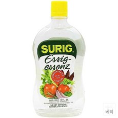 Surig Essig Essenz Concentrated Vinegar 슈릭 에식 독일 강초 에센스 비니거 식초 414mL 3팩