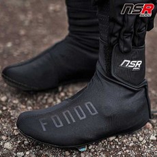  NSR 폰도 방풍 슈 커버 2 자전거 신발커버, L, 골든 하비스트 