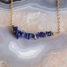 14k레몬쿼츠목걸이