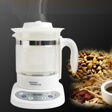 유리 전기 약탕기 한약 홍삼 인삼 달이기 중탕기 1.7L
