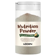 닥터독 강아지 영양 파우더 간식, 혼합맛(초록입홍합/콜라겐), 70g, 1개