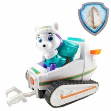 Paw Patrol Dog 에베레스트 트래커 스노우 정글 구조 자동차 당겨 음악 순찰 스키 차량 애니메이션 피겨 액션 모델 완구 수집, (10)C개