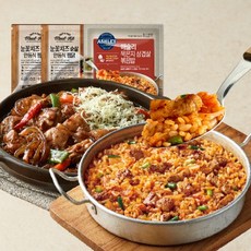 애슐리 눈꽃치즈 순살 안동식 찜닭(2인) 2팩 + 묵은지 삼겹살 볶음밥 4인 외 2종 택1 313007, 안동찜닭 2팩+깍두기 베이컨 볶음밥 4인분