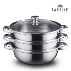 [라헨느] 더 퀸 포토프 스테인레스 IH 3단 찜기, 단일옵션