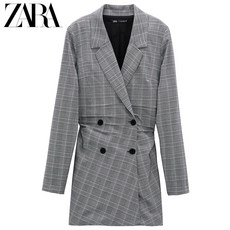 해외 zara 2020 TRF 여성 체크 미니 원피스 04Dress-21926