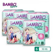 [S]밤보네이쳐 6단계 엑스라지 팬티형 5팩(18Px5팩) 1Box, 밤보네이쳐 6단계 엑스라지 팬티형 5팩(18Px5팩)