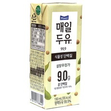 매일유업 매일두유 99.9, 190ml, 6개
