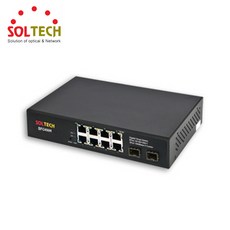 솔텍 SFC450R 스위칭 허브 8포트 1000Mbps +2SFP, 단일상품